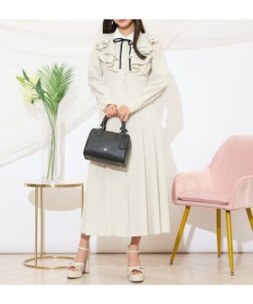 【ウィルセレクション/WILLSELECTION】の配色襟ダブルフリルシャツワンピース 人気、トレンドファッション・服の通販 founy(ファニー) ファッション Fashion レディースファッション Fashion for Women ワンピース Dresses シャツワンピース / 1枚で着映えコーデ Shirt Dresses ダブル Double, Double-Breasted フェミニン Feminine, Girly フリル Frill, Ruffle フレア Flare, Flared フロント Front, Front Design リボン Ribbon, Bow 定番 Standard, Basic Item |ID:prp329100004837623