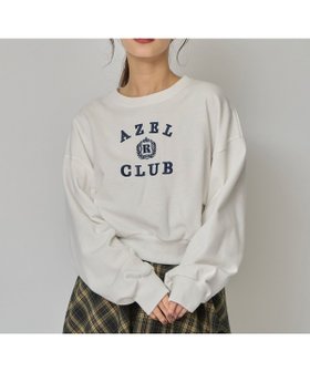 【レディアゼル/REDYAZEL】のアゼルクラブカレッジロゴスウェットプルオーバー 人気、トレンドファッション・服の通販 founy(ファニー) ファッション Fashion レディースファッション Fashion for Women トップス・カットソー Cut & Sew Tops レディースパーカー・カジュアルフーディー Casual Hoodies & Sweatshirts カジュアルプルオーバー・ニットトップス Pullovers & Knit Tops / Casual Pullovers スウェット・クルーネックトップス Sweatshirts & Crewnecks / Relaxed Fit Sweat Tops おすすめ Recommended / Our Picks ガーリー Girly, Feminine Style キャップ Cap, Baseball Cap クラシカル Classical, Vintage-Inspired ショート Short, Short Length チェック Check, Plaid, Tartan トレンド Trend, Trending Now バランス Balance, Style Balance プリーツ Pleats, Pleated エレガント 上品 Elegant |ID:prp329100004837629