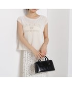 【プロポーション ボディドレッシング/PROPORTION BODY DRESSING】のハンドウォッシャブル シアーベロア刺繍Tシャツ 人気、トレンドファッション・服の通販 founy(ファニー) ファッション Fashion レディースファッション Fashion for Women トップス・カットソー Cut & Sew Tops シャツ・ブラウス・オフィスカジュアル Elegant Blouses & Button-Ups ロングTシャツ・Tシャツ Longline T-Shirts & Tees ベロアトップス Velour Tops / Velvet-Look Items スリーブ Sleeve, Long Sleeve / Short Sleeve フレンチ French, French Style thumbnail ホワイト|ID: prp329100004837632 ipo3291000000035247221