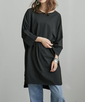 【ビーフラット/bflat】のラウンドネックチュニック ロングTシャツ ビッグシルエット 21SS 人気、トレンドファッション・服の通販 founy(ファニー) ファッション Fashion レディースファッション Fashion for Women トップス・カットソー Cut & Sew Tops シャツ・ブラウス・オフィスカジュアル Elegant Blouses & Button-Ups ロングTシャツ・Tシャツ Longline T-Shirts & Tees シンプル Simple, Minimal チュニック Tunic, Long Top ビッグ Big, Oversized ベーシック Basic, Essential リラックス Relax, Relaxed Fit ロング Long, Long-Length 無地 Plain, Solid Color |ID:prp329100004837637