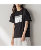 【メイソングレイ/MAYSON GREY】の【WEB限定】スクエア箔オーバーサイズTシャツ≪手洗い可能≫ 人気、トレンドファッション・服の通販 founy(ファニー) ファッション Fashion レディースファッション Fashion for Women トップス・カットソー Cut & Sew Tops シャツ・ブラウス・オフィスカジュアル Elegant Blouses & Button-Ups ロングTシャツ・Tシャツ Longline T-Shirts & Tees 春 Spring シンプル Simple, Minimal スクエア Square, Square Shape プリント Print, Printed Pattern 半袖 Short Sleeve, Half Sleeve S/S・春夏 SS, Spring/Summer, Warm Season 夏 Summer 2025年 2025 2025春夏・S/S Spring/Summer 2025 SS25 thumbnail ブラック|ID: prp329100004837641 ipo3291000000035247370
