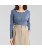 【マッキントッシュ フィロソフィー/MACKINTOSH PHILOSOPHY】のGREY LABEL シアーヘンリーネック 人気、トレンドファッション・服の通販 founy(ファニー) ファッション Fashion レディースファッション Fashion for Women おすすめ Recommended / Our Picks インナー Innerwear コレクション Collection, Seasonal Line スーピマ Supima, Premium Cotton エレガント 上品 Elegant 冬 Winter / This Winter 夏 Summer 春 Spring 秋 Autumn thumbnail ネイビー|ID: prp329100004837647 ipo3291000000035247424