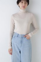 【ヒューマンウーマン/HUMAN WOMAN】のシアータートルカットソー 人気、トレンドファッション・服の通販 founy(ファニー) ファッション Fashion レディースファッション Fashion for Women トップス・カットソー Cut & Sew Tops カットソー・ベーシックTシャツ Cut-and-Sewn Tops / Stretch Tees & Basics おすすめ Recommended / Our Picks インナー Innerwear シアー Sheer, See-Through スタンダード Standard, Basic タートルネック Turtleneck, High Neck ロング Long, Long-Length thumbnail ライトベージュ|ID: prp329100004837658 ipo3291000000035247596