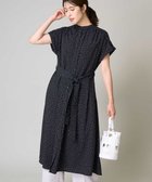 【アー ヴェー ヴェー/a.v.v】の【洗える】シフォンドットバンドカラーワンピース ブラック|ID: prp329100004838038 ipo3291000000035250891