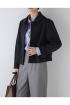 【ヒューマンウーマン/HUMAN WOMAN】のストレッチポンチジャケット ネイビー|ID: prp329100004838310 ipo3291000000035255180