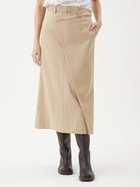 【ミラオーウェン/Mila Owen】の【セットアップ対応】スウェードアシメストレートスカート BEG[037]|ID: prp329100004838385 ipo3291000000035256053