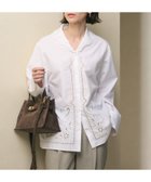 【ビューティ&ユース ユナイテッドアローズ/BEAUTY&YOUTH / UNITED ARROWS】のエンブロイダリーカラー シャツ 人気、トレンドファッション・服の通販 founy(ファニー) ファッション Fashion レディースファッション Fashion for Women トップス・カットソー Cut & Sew Tops シャツ・ブラウス・オフィスカジュアル Elegant Blouses & Button-Ups おすすめ Recommended / Our Picks インナー Innerwear エンブロイダリー Embroidery Design ジャケット Jacket, Outerwear スカーフ Scarf, Neckwear ボタニカル Botanical, Floral Pattern ワーク Workwear, Utility Style 羽織 Haori, Light Jacket thumbnail WHITE|ID: prp329100004838462 ipo3291000000036257727
