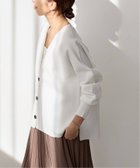 【イエナ/IENA】の《新色/追加》ファインコットンスムースVネックカーディガン 人気、トレンドファッション・服の通販 founy(ファニー) ファッション Fashion レディースファッション Fashion for Women トップス・カットソー Cut & Sew Tops カーディガン・羽織り Layered Style Cardigans Vネックトップス V-Neck Tops / V-Cut Neckline Shirts 2026年 2026 カーディガン Cardigan, Knitwear スリット Slit, Slit Detail ビジネス 仕事 通勤 Business / Work / Commuting thumbnail ホワイト|ID: prp329100004838562 ipo3291000000035703195