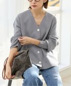 【イエナ/IENA】の《新色/追加》ファインコットンスムースVネックカーディガン 人気、トレンドファッション・服の通販 founy(ファニー) ファッション Fashion レディースファッション Fashion for Women トップス・カットソー Cut & Sew Tops カーディガン・羽織り Layered Style Cardigans Vネックトップス V-Neck Tops / V-Cut Neckline Shirts 2026年 2026 カーディガン Cardigan, Knitwear スリット Slit, Slit Detail ビジネス 仕事 通勤 Business / Work / Commuting thumbnail グレー|ID: prp329100004838562 ipo3291000000035703197