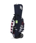 【パーリーゲイツ/PEARLY GATES / MEN】のキャスター付きボーダー柄キャディバッグ (46インチ対応)(9型) (UNISEX) ネイビー|ID: prp329100004839115 ipo3291000000035262527