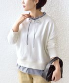 【シップス フォー ウィメン/SHIPS】の【WEB限定】 手洗い可能 ブラウス コンビ スウェット プルオーバー 人気、トレンドファッション・服の通販 founy(ファニー) ファッション Fashion レディースファッション Fashion for Women トップス・カットソー Cut & Sew Tops シャツ・ブラウス・オフィスカジュアル Elegant Blouses & Button-Ups レディースパーカー・カジュアルフーディー Casual Hoodies & Sweatshirts カジュアルプルオーバー・ニットトップス Pullovers & Knit Tops / Casual Pullovers スウェット・クルーネックトップス Sweatshirts & Crewnecks / Relaxed Fit Sweat Tops カーゴパンツ Cargo Pants, Utility Pants コンビ Combo, Combination Style シンプル Simple, Minimal スウェット / スエット Sweatshirt, Sweatwear デニム Denim, Jeans Material ドッキング Docking, Mixed Material ボトム Bottoms, Lower Wear ポケット Pocket, Pocket Detail 2026年 2026 thumbnail ホワイト|ID: prp329100004839219 ipo3291000000036038097
