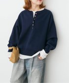 【スピック&スパン/Spick & Span】の《新色有り / 追加 》メタルボタンヘンリーネックニット 人気、トレンドファッション・服の通販 founy(ファニー) ファッション Fashion レディースファッション Fashion for Women トップス・カットソー Cut & Sew Tops ニット Knit Tops & Sweaters メタル Metal, Metal Parts thumbnail ネイビー|ID: prp329100004839238 ipo3291000000035263986