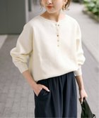 【スピック&スパン/Spick & Span】の《新色有り / 追加 》メタルボタンヘンリーネックニット 人気、トレンドファッション・服の通販 founy(ファニー) ファッション Fashion レディースファッション Fashion for Women トップス・カットソー Cut & Sew Tops ニット Knit Tops & Sweaters メタル Metal, Metal Parts thumbnail ホワイト|ID: prp329100004839238 ipo3291000000035263987