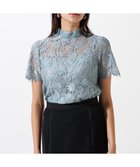 【ピンキーアンドダイアン/Pinky&Dianne】のリーフレースバックリボンブラウス 人気、トレンドファッション・服の通販 founy(ファニー) ファッション Fashion レディースファッション Fashion for Women トップス・カットソー Cut & Sew Tops シャツ・ブラウス・オフィスカジュアル Elegant Blouses & Button-Ups インナーキャミ Inner Camisole サテン Satin, Glossy Fabric シフォン Chiffon, Lightweight Fabric スタンダード Standard, Basic スタンド Stand Collar, Upright Stand ストレッチ Stretch, Stretchy Fabric デコルテ Décolleté, Neckline リボン Ribbon, Bow レース Lace, Lace Fabric エレガント 上品 Elegant thumbnail サックスブルー2|ID: prp329100004839241 ipo3291000000035264014