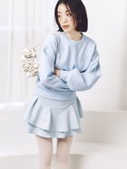 【スナイデル/SNIDEL】のボンディングスカショーパン 人気、トレンドファッション・服の通販 founy(ファニー) ファッション Fashion レディースファッション Fashion for Women インナー Innerwear カットソー Cut and Sewn Top スマート Smart, Elegant トレンド Trend, Trending Now フリル Frill, Ruffle thumbnail LBLU[081]|ID: prp329100004841104 ipo3291000000035668160