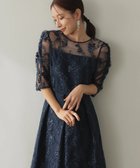 【プレフェリール/PREFERIR】の刺繍レースバックリボン結婚式パーティードレス 人気、トレンドファッション・服の通販 founy(ファニー) ファッション Fashion レディースファッション Fashion for Women ワンピース Dresses フォーマル・パーティードレス・結婚式用ドレス Elegant & Casual Dresses エレガント 上品 Elegant オケージョン Occasion Wear ドレス Dress, One-Piece ラベンダー Lavender リボン Ribbon, Bow レース Lace, Lace Fabric 二次会 After Party 結婚式 Wedding thumbnail ネイビー|ID: prp329100004841112 ipo3291000000036294649