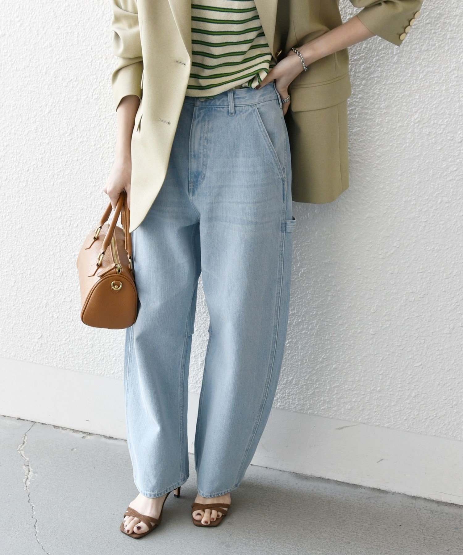 【シップス フォー ウィメン/SHIPS】のSHIPS any 洗濯機可能 コクーンペインター デニムパンツ SHIPS any DENIM インテリア・キッズ・メンズ・レディースファッション・服の通販 founy(ファニー) 　ファッション　Fashion　レディースファッション　Fashion for Women　パンツ　Pants & Trousers　デニムパンツ・ジーンズ・美脚デニム　Denim Jeans & Pants　洗える　Machine Washable　コンパクト　Compact, Small Size　ショート　Short, Short Length　デニム　Denim, Jeans Material　トレンド　Trend, Trending Now　定番　Standard, Basic Item　ルーズ　Loose, Oversized　おすすめ　Recommended / Our Picks　2025年　2025　2025-2026秋冬・A/W　Autumn/Winter 2025–26 AW25–26　スカイブルー|ID: prp329100004843697 ipo3291000000035304443