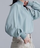 【ラナン/Ranan】のRanan/スカラップリブニット使いブラウス 人気、トレンドファッション・服の通販 founy(ファニー) ファッション Fashion レディースファッション Fashion for Women トップス・カットソー Cut & Sew Tops ニット Knit Tops & Sweaters シャツ・ブラウス・オフィスカジュアル Elegant Blouses & Button-Ups ジャケット Jacket, Outerwear スカラップ Scallop, Scalloped Edge スリーブ Sleeve, Long Sleeve / Short Sleeve デニム Denim, Jeans Material ハイネック High Neck, Mock Neck エレガント 上品 Elegant 切替 Switching, Contrast Panel thumbnail MINT|ID: prp329100004843928 ipo3291000000035588843