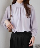 【ラナン/Ranan】のRanan/スカラップリブニット使いブラウス 人気、トレンドファッション・服の通販 founy(ファニー) ファッション Fashion レディースファッション Fashion for Women トップス・カットソー Cut & Sew Tops ニット Knit Tops & Sweaters シャツ・ブラウス・オフィスカジュアル Elegant Blouses & Button-Ups ジャケット Jacket, Outerwear スカラップ Scallop, Scalloped Edge スリーブ Sleeve, Long Sleeve / Short Sleeve デニム Denim, Jeans Material ハイネック High Neck, Mock Neck エレガント 上品 Elegant 切替 Switching, Contrast Panel thumbnail ライラック|ID: prp329100004843928 ipo3291000000035588852