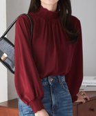 【ラナン/Ranan】のRanan/スカラップリブニット使いブラウス 人気、トレンドファッション・服の通販 founy(ファニー) ファッション Fashion レディースファッション Fashion for Women トップス・カットソー Cut & Sew Tops ニット Knit Tops & Sweaters シャツ・ブラウス・オフィスカジュアル Elegant Blouses & Button-Ups ジャケット Jacket, Outerwear スカラップ Scallop, Scalloped Edge スリーブ Sleeve, Long Sleeve / Short Sleeve デニム Denim, Jeans Material ハイネック High Neck, Mock Neck エレガント 上品 Elegant 切替 Switching, Contrast Panel thumbnail WINE|ID: prp329100004843928 ipo3291000000035588856