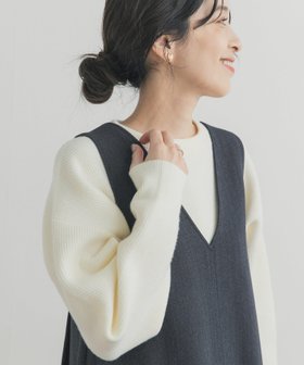 【アーバンリサーチ ドアーズ/URBAN RESEARCH DOORS】の針抜きダブルフェイスニット 人気、トレンドファッション・服の通販 founy(ファニー) ファッション Fashion レディースファッション Fashion for Women トップス・カットソー Cut & Sew Tops ニット Knit Tops & Sweaters インナー Innerwear カットソー Cut and Sewn Top シンプル Simple, Minimal ダブル Double, Double-Breasted フェイス Face, Facial Design フラット Flat, Flat Shoes 冬 Winter / This Winter A/W・秋冬 Autumn/Winter おすすめ Recommended / Our Picks 2025年 2025 2025-2026秋冬・A/W Autumn/Winter 2025–26 AW25–26 |ID:prp329100004843943