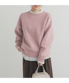 【アーバンリサーチ ドアーズ/URBAN RESEARCH DOORS】の針抜きダブルフェイスニット 人気、トレンドファッション・服の通販 founy(ファニー) ファッション Fashion レディースファッション Fashion for Women トップス・カットソー Cut & Sew Tops ニット Knit Tops & Sweaters インナー Innerwear カットソー Cut and Sewn Top シンプル Simple, Minimal ダブル Double, Double-Breasted フェイス Face, Facial Design フラット Flat, Flat Shoes 冬 Winter / This Winter A/W・秋冬 Autumn/Winter おすすめ Recommended / Our Picks 2025年 2025 2025-2026秋冬・A/W Autumn/Winter 2025–26 AW25–26 thumbnail ピンク|ID: prp329100004843943 ipo3291000000035308172