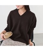 【マイカ ディール/MICA & DEAL】のVネックニットプルオーバー BROWN|ID: prp329100004843946 ipo3291000000035308205