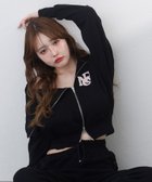 【ナイスクラップ/NICE CLAUP】の【セットアップ可能】セーラーカラーロゴスウェット ブラック|ID: prp329100004843948 ipo3291000000035308250