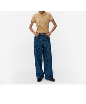 【マリメッコ/marimekko】のMaridenim Loose Unikko ジーンズ 人気、トレンドファッション・服の通販 founy(ファニー) ファッション Fashion レディースファッション Fashion for Women ジーンズ Jeans, Denim Pants ストレッチ Stretch, Stretchy Fabric デニム Denim, Jeans Material パターン Pattern, Design Print パッチ Patch, Appliqué ワンポイント One Point, Statement Accent |ID:prp329100004843979