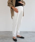 【アンドミー/andme / KIDS】の【マタニティ】ウエストゴム テーパードパンツ 人気、トレンドファッション・服の通販 founy(ファニー) ファッション Fashion キッズファッション Fashion for Kids ボトムス Bottoms カットソー Cut and Sewn Top 切替 Switching, Contrast Panel ストレッチ Stretch, Stretchy Fabric ツイル Twist, Twisted Detail 人気 Popular, Best Seller リアル Real, Realistic 楽ちん Easy Fit, Comfortable thumbnail オフホワイト|ID: prp329100004844346 ipo3291000000036285496
