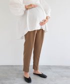 【アンドミー/andme / KIDS】の【マタニティ】ウエストゴム テーパードパンツ 人気、トレンドファッション・服の通販 founy(ファニー) ファッション Fashion キッズファッション Fashion for Kids ボトムス Bottoms カットソー Cut and Sewn Top 切替 Switching, Contrast Panel ストレッチ Stretch, Stretchy Fabric ツイル Twist, Twisted Detail 人気 Popular, Best Seller リアル Real, Realistic 楽ちん Easy Fit, Comfortable thumbnail モカブラウン|ID: prp329100004844346 ipo3291000000036285498
