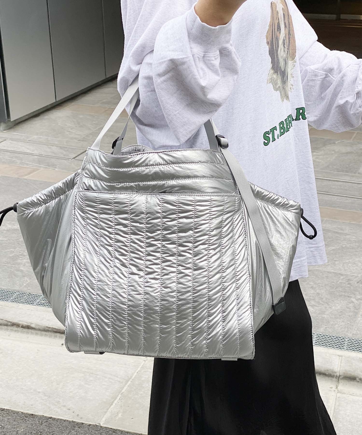 【スーパーサンクスボックス/SUPERTHANKS BOX / KIDS】の洗える キルティングトートマザーズバッグ インテリア・キッズ・メンズ・レディースファッション・服の通販 founy(ファニー) ファッション Fashion キッズファッション Fashion for Kids おすすめ Recommended / Our Picks キルティング Quilted, Quilting タンブラー Tumbler, Travel Mug ポケット Pocket, Pocket Detail 巾着 Drawstring Bag, Kinchaku 手帳 Planner, Notebook 洗える Machine Washable 財布 Wallet, Purse 軽量 Lightweight, Ultra Light SILVER|ID: prp329100004844365 ipo3291000000036294250