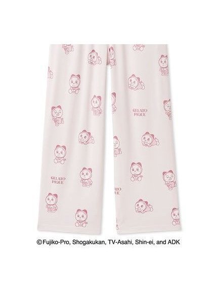 【ジェラート ピケ/gelato pique】の【ドラえもん】【レディース】総柄ロングパンツ インテリア・キッズ・メンズ・レディースファッション・服の通販 founy(ファニー) 　ファッション　Fashion　レディースファッション　Fashion for Women　パンツ　Pants & Trousers　カットソー　Cut and Sewn Top　スマート　Smart, Elegant　プリント　Print, Printed Pattern　ポケット　Pocket, Pocket Detail　ロング　Long, Long-Length　PNK[066]|ID: prp329100004844420 ipo3291000000035313220