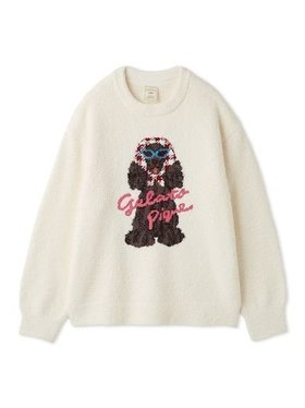 【ジェラート ピケ/gelato pique】のスカーフDOG ジャガードプルオーバー 人気、トレンドファッション・服の通販 founy(ファニー) ファッション Fashion レディースファッション Fashion for Women トップス・カットソー Cut & Sew Tops カジュアルプルオーバー・ニットトップス Pullovers & Knit Tops / Casual Pullovers おすすめ Recommended / Our Picks サングラス Sunglasses, Shades スカーフ Scarf, Neckwear スマート Smart, Elegant チェック Check, Plaid, Tartan トレンド Trend, Trending Now パープル Purple, Violet フラワー Flower, Floral ロング Long, Long-Length 犬 Dog |ID:prp329100004844430