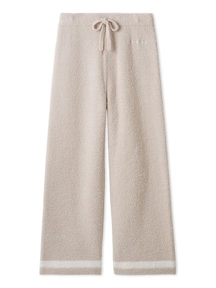 【ジェラート ピケ/gelato pique】のベビモココットンプレーティングロングパンツ インテリア・キッズ・メンズ・レディースファッション・服の通販 founy(ファニー) 　ファッション　Fashion　レディースファッション　Fashion for Women　パンツ　Pants & Trousers　カーディガン　Cardigan, Knitwear　シンプル　Simple, Minimal　ストレート　Straight, Straight Cut　スマート　Smart, Elegant　ベーシック　Basic, Essential　モコモコ　Fuzzy, Fluffy　ワンポイント　One Point, Statement Accent　おすすめ　Recommended / Our Picks　BEG[037]|ID: prp329100004844467 ipo3291000000035313561