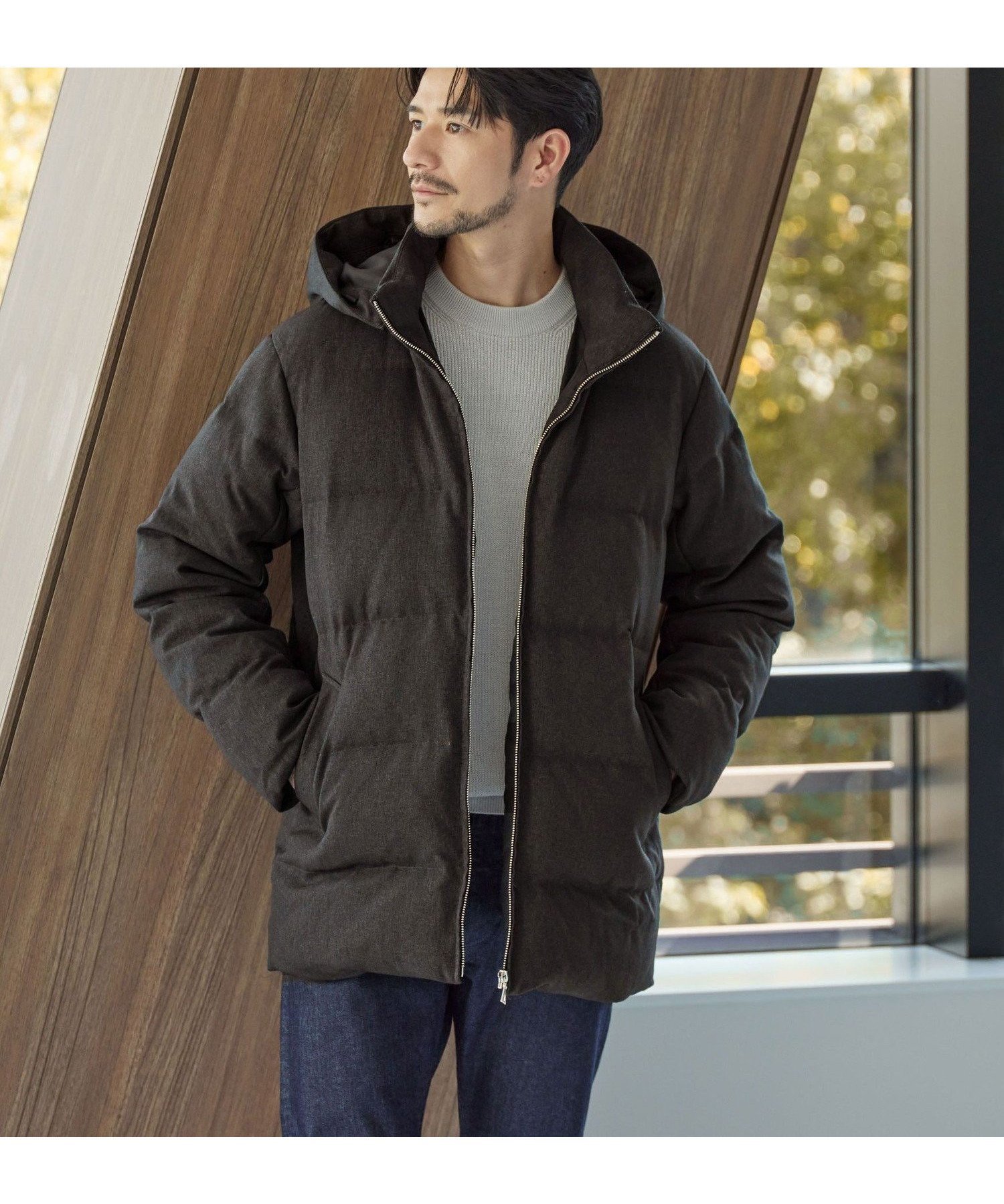 【ビューティ&ユース ユナイテッドアローズ/BEAUTY&YOUTH / UNITED ARROWS / MEN】の【WEB限定 WARDROBE SMART】LANATEC 2WAY ダウンジャケット インテリア・キッズ・メンズ・レディースファッション・服の通販 founy(ファニー) 　ファッション　Fashion　メンズファッション　Fashion for Men　インナー　Innerwear　オケージョン　Occasion Wear　コンパクト　Compact, Small Size　ジャケット　Jacket, Outerwear　スタイリッシュ　Stylish, Fashionable　スタンド　Stand Collar, Upright Stand　スマート　Smart, Elegant　ダウン　Down, Puffer　ファブリック　Fabric, Textile　フィット　Fit, Slim Fit　フェイス　Face, Facial Design　フロント　Front, Front Design　ポケット　Pocket, Pocket Detail　冬　Winter / This Winter　おすすめ　Recommended / Our Picks　エレガント 上品　Elegant　クリスマス X'mas　Christmas / X'mas　結婚式　Wedding　ビジネス 仕事 通勤　Business / Work / Commuting　DK.GRAY|ID: prp329100004844918 ipo3291000000035456178