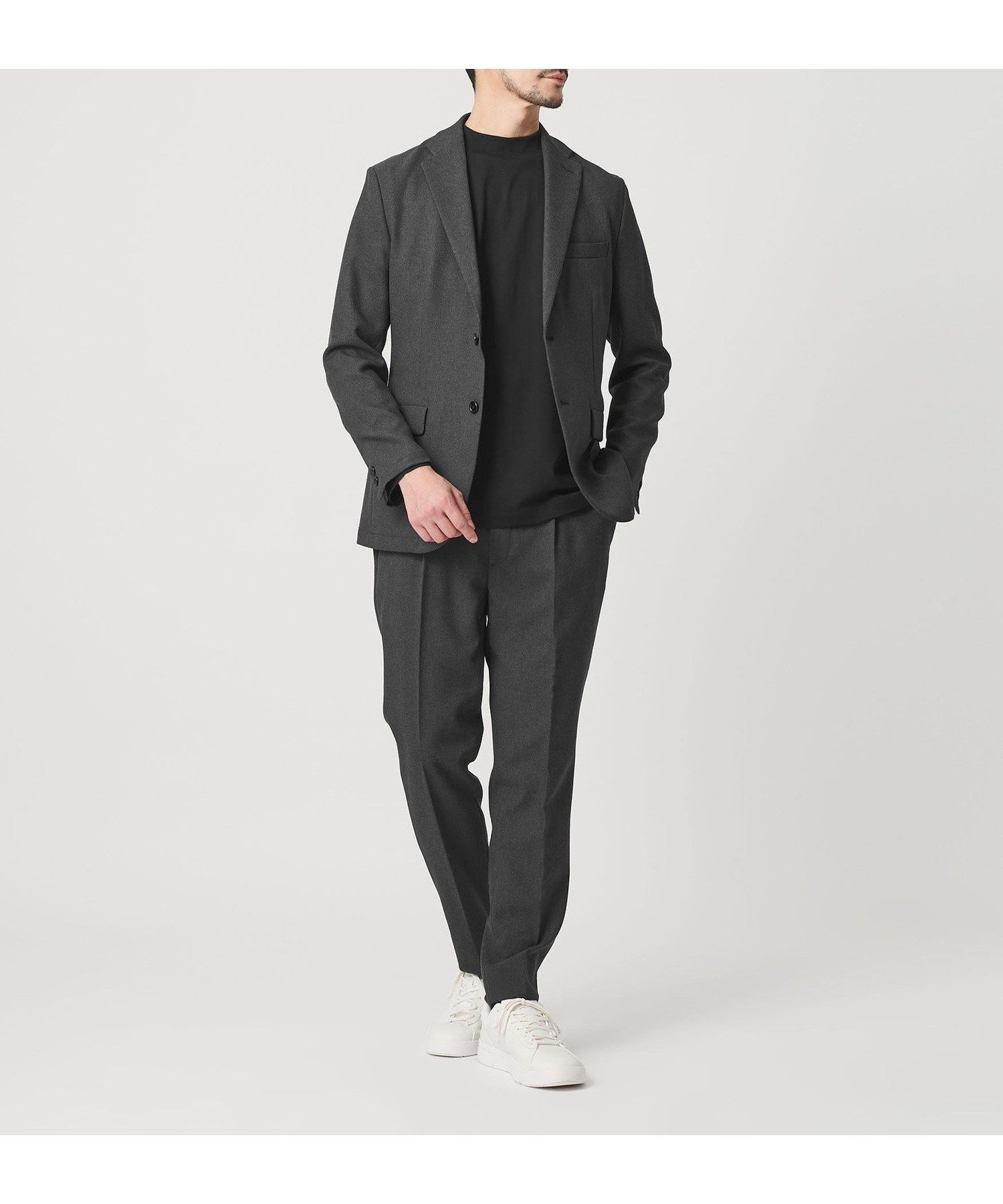 【ビューティ&ユース ユナイテッドアローズ/BEAUTY&YOUTH / UNITED ARROWS / MEN】の【WEB限定 WARDROBE SMART】LANATEC OX セットアップ/背抜きジャケット イージーパンツ インテリア・キッズ・メンズ・レディースファッション・服の通販 founy(ファニー) 　ファッション　Fashion　メンズファッション　Fashion for Men　ボトムス　Bottoms　インナー　Innerwear　ウォッシャブル　Machine Washable　オックス　Oxford Fabric　春　Spring　秋　Autumn　コイン　Coin, Coin Design　シェイプ　Shape, Slim Fit　ショルダー　Shoulder, Shoulder Strap　ジャケット　Jacket, Outerwear　スマート　Smart, Elegant　セットアップ　Set-Up, Coordinated Outfit　ドローコード　Drawcord, Drawstring Cord　バランス　Balance, Style Balance　ファブリック　Fabric, Textile　フィット　Fit, Slim Fit　フラップ　Flap, Flap Pocket　プリーツ　Pleats, Pleated　ポケット　Pocket, Pocket Detail　無地　Plain, Solid Color　冬　Winter / This Winter　A/W・秋冬　Autumn/Winter　S/S・春夏　SS, Spring/Summer, Warm Season　夏　Summer　エレガント 上品　Elegant　入学式　Entrance Ceremony　卒業式　Graduation Ceremony　DK.GRAY|ID: prp329100004844960 ipo3291000000035456213