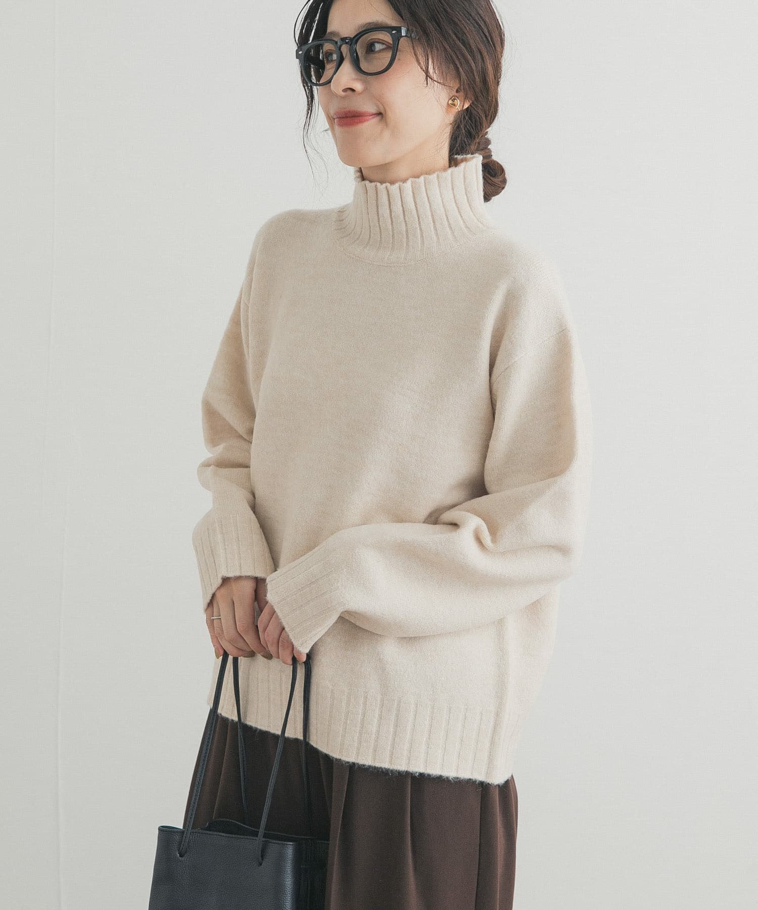 【アーバンリサーチ ドアーズ/URBAN RESEARCH DOORS】のタートルネックニットプルオーバー インテリア・キッズ・メンズ・レディースファッション・服の通販 founy(ファニー) 　ファッション　Fashion　レディースファッション　Fashion for Women　トップス・カットソー　Cut & Sew Tops　ニット　Knit Tops & Sweaters　カジュアルプルオーバー・ニットトップス　Pullovers & Knit Tops / Casual Pullovers　タートルネック・ハイネックトップス　Turtlenecks & High-Neck Tops　2025年　2025　2025-2026秋冬・A/W　Autumn/Winter 2025–26 AW25–26　冬　Winter / This Winter　おすすめ　Recommended / Our Picks　シンプル　Simple, Minimal　タートルネック　Turtleneck, High Neck　バランス　Balance, Style Balance　フォルム　Silhouette, Form　ミドル　Middle Length, Mid Height　エレガント 上品　Elegant　A/W・秋冬　Autumn/Winter　アイボリー|ID: prp329100004844971 ipo3291000000035328312