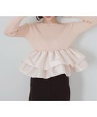 【リアン/Lian】の【mayu * LIAN】シャイニーフリルニット 人気、トレンドファッション・服の通販 founy(ファニー) ファッション Fashion レディースファッション Fashion for Women トップス・カットソー Cut & Sew Tops ニット Knit Tops & Sweaters フリル Frill, Ruffle thumbnail ピンク|ID: prp329100004844973 ipo3291000000035589456