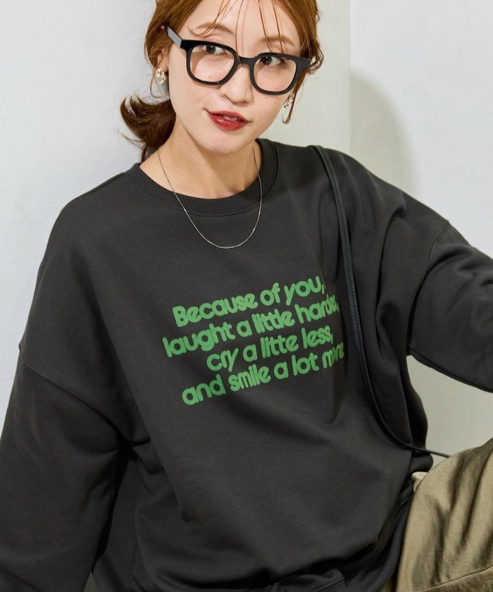 【フリークスストア/FREAK'S STORE】のフロッキー ロゴ プリント 裏毛 スウェット【限定展開】 25AW インテリア・キッズ・メンズ・レディースファッション・服の通販 founy(ファニー) 　ファッション　Fashion　レディースファッション　Fashion for Women　トップス・カットソー　Cut & Sew Tops　レディースパーカー・カジュアルフーディー　Casual Hoodies & Sweatshirts　スウェット・クルーネックトップス　Sweatshirts & Crewnecks / Relaxed Fit Sweat Tops　2025年　2025　2025-2026秋冬・A/W　Autumn/Winter 2025–26 AW25–26　冬　Winter / This Winter　スウェット / スエット　Sweatshirt, Sweatwear　バランス　Balance, Style Balance　プリント　Print, Printed Pattern　ベーシック　Basic, Essential　ボトム　Bottoms, Lower Wear　リラックス　Relax, Relaxed Fit　人気　Popular, Best Seller　A/W・秋冬　Autumn/Winter　ブラック|ID: prp329100004844975 ipo3291000000035328510