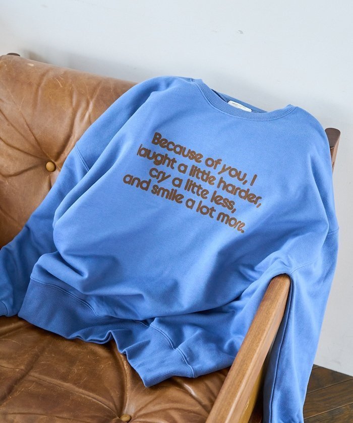 【フリークスストア/FREAK'S STORE】のフロッキー ロゴ プリント 裏毛 スウェット【限定展開】 25AW インテリア・キッズ・メンズ・レディースファッション・服の通販 founy(ファニー) 　ファッション　Fashion　レディースファッション　Fashion for Women　トップス・カットソー　Cut & Sew Tops　レディースパーカー・カジュアルフーディー　Casual Hoodies & Sweatshirts　スウェット・クルーネックトップス　Sweatshirts & Crewnecks / Relaxed Fit Sweat Tops　2025年　2025　2025-2026秋冬・A/W　Autumn/Winter 2025–26 AW25–26　冬　Winter / This Winter　スウェット / スエット　Sweatshirt, Sweatwear　バランス　Balance, Style Balance　プリント　Print, Printed Pattern　ベーシック　Basic, Essential　ボトム　Bottoms, Lower Wear　リラックス　Relax, Relaxed Fit　人気　Popular, Best Seller　A/W・秋冬　Autumn/Winter　ブルー|ID: prp329100004844975 ipo3291000000035328514