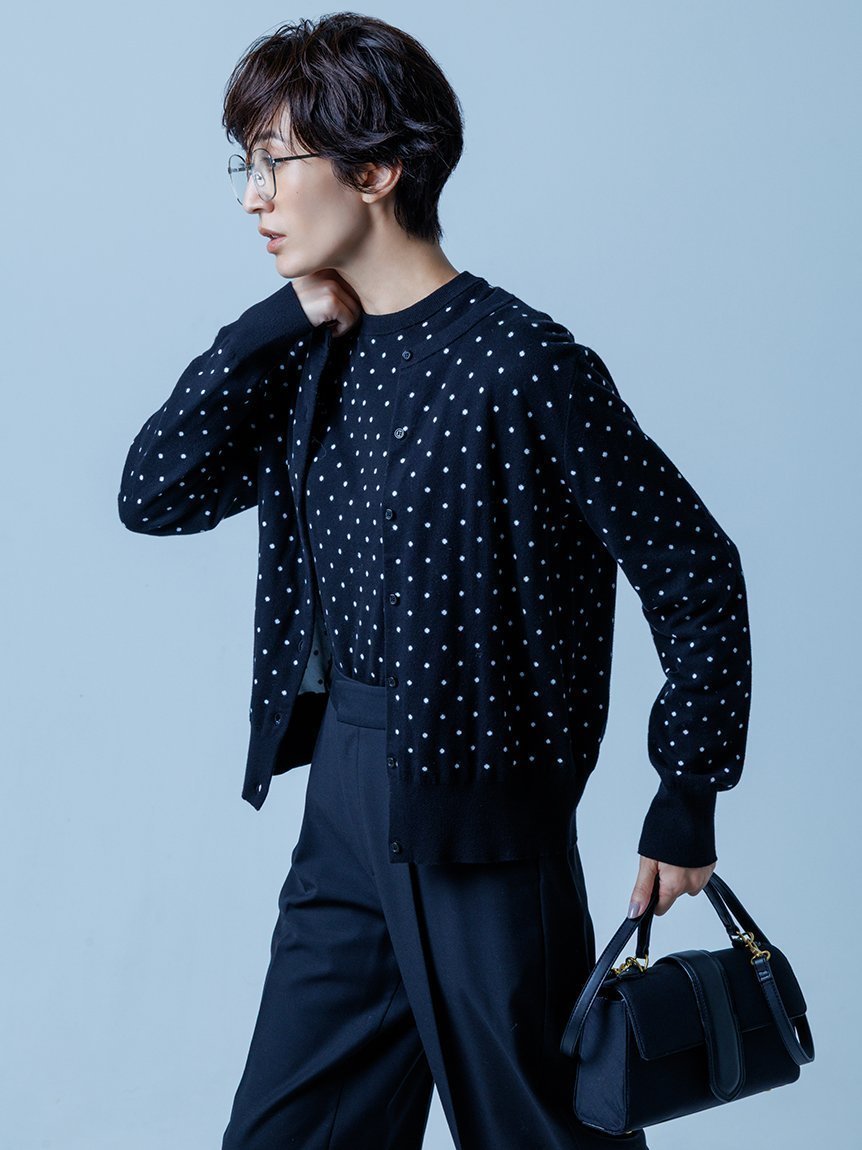 【ミラオーウェン/Mila Owen】のアンサンブルニット/カーディガン インテリア・キッズ・メンズ・レディースファッション・服の通販 founy(ファニー) 　ファッション　Fashion　レディースファッション　Fashion for Women　トップス・カットソー　Cut & Sew Tops　ニット　Knit Tops & Sweaters　カーディガン・羽織り　Layered Style Cardigans　アンサンブルニット　Knit Ensembles & Twin Sets　アンサンブル　Ensemble Set　インナー　Innerwear　カーディガン　Cardigan, Knitwear　コンパクト　Compact, Small Size　シンプル　Simple, Minimal　スマート　Smart, Elegant　セパレート　Separate, Two-Piece　トレンド　Trend, Trending Now　バランス　Balance, Style Balance　ベーシック　Basic, Essential　半袖　Short Sleeve, Half Sleeve　DOT[934]|ID: prp329100004844990 ipo3291000000035329278