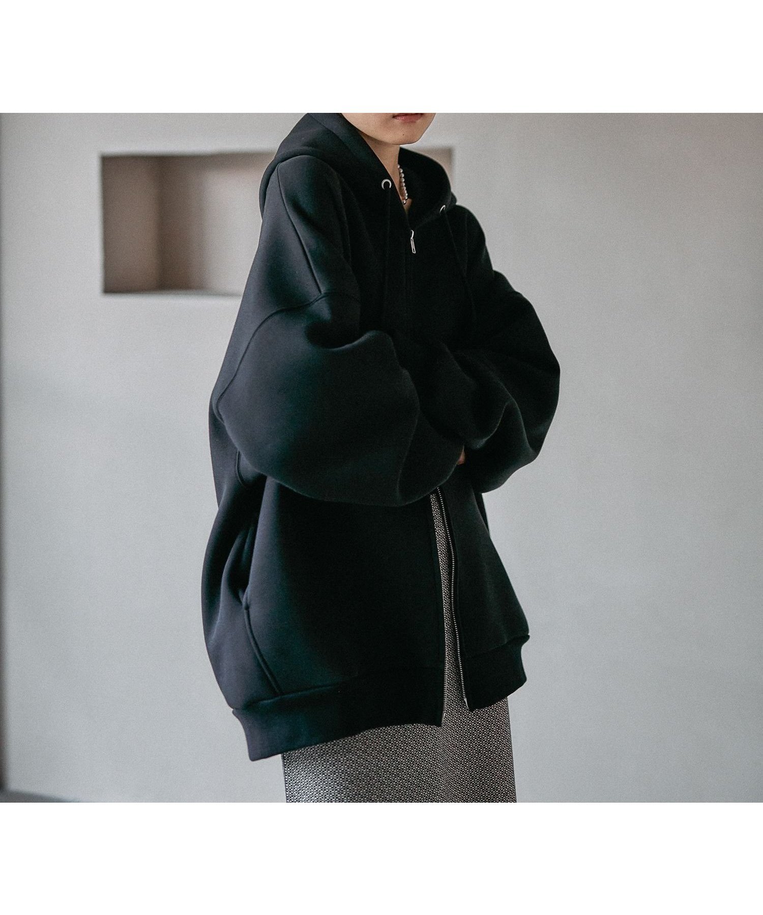 【レプシィム ローリーズファーム/LEPSIM LOWRYS FARM】の春カラーが仲間入り!//パフエアZIPBIGフーディー インテリア・キッズ・メンズ・レディースファッション・服の通販 founy(ファニー) ファッション Fashion レディースファッション Fashion for Women おすすめ Recommended / Our Picks パッチ Patch, Appliqué パーカー Hoodie, Parka フレア Flare, Flared レース Lace, Lace Fabric 春 Spring ブラック09|ID: prp329100004845053 ipo3291000000036073100