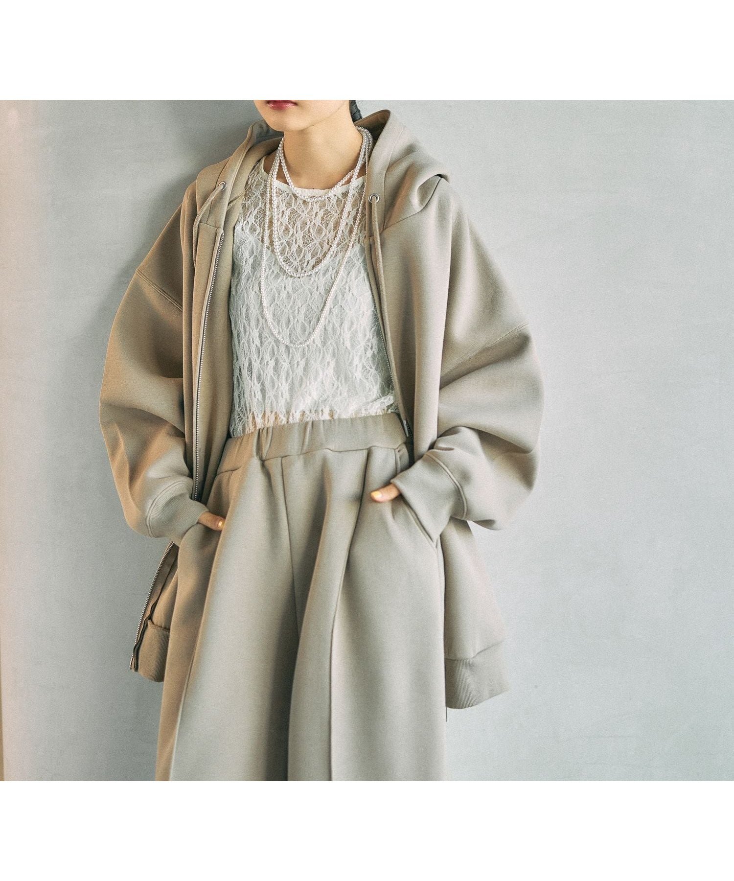 【レプシィム ローリーズファーム/LEPSIM LOWRYS FARM】の春カラーが仲間入り!//パフエアZIPBIGフーディー インテリア・キッズ・メンズ・レディースファッション・服の通販 founy(ファニー) ファッション Fashion レディースファッション Fashion for Women おすすめ Recommended / Our Picks パッチ Patch, Appliqué パーカー Hoodie, Parka フレア Flare, Flared レース Lace, Lace Fabric 春 Spring グレージュ13|ID: prp329100004845053 ipo3291000000036073102