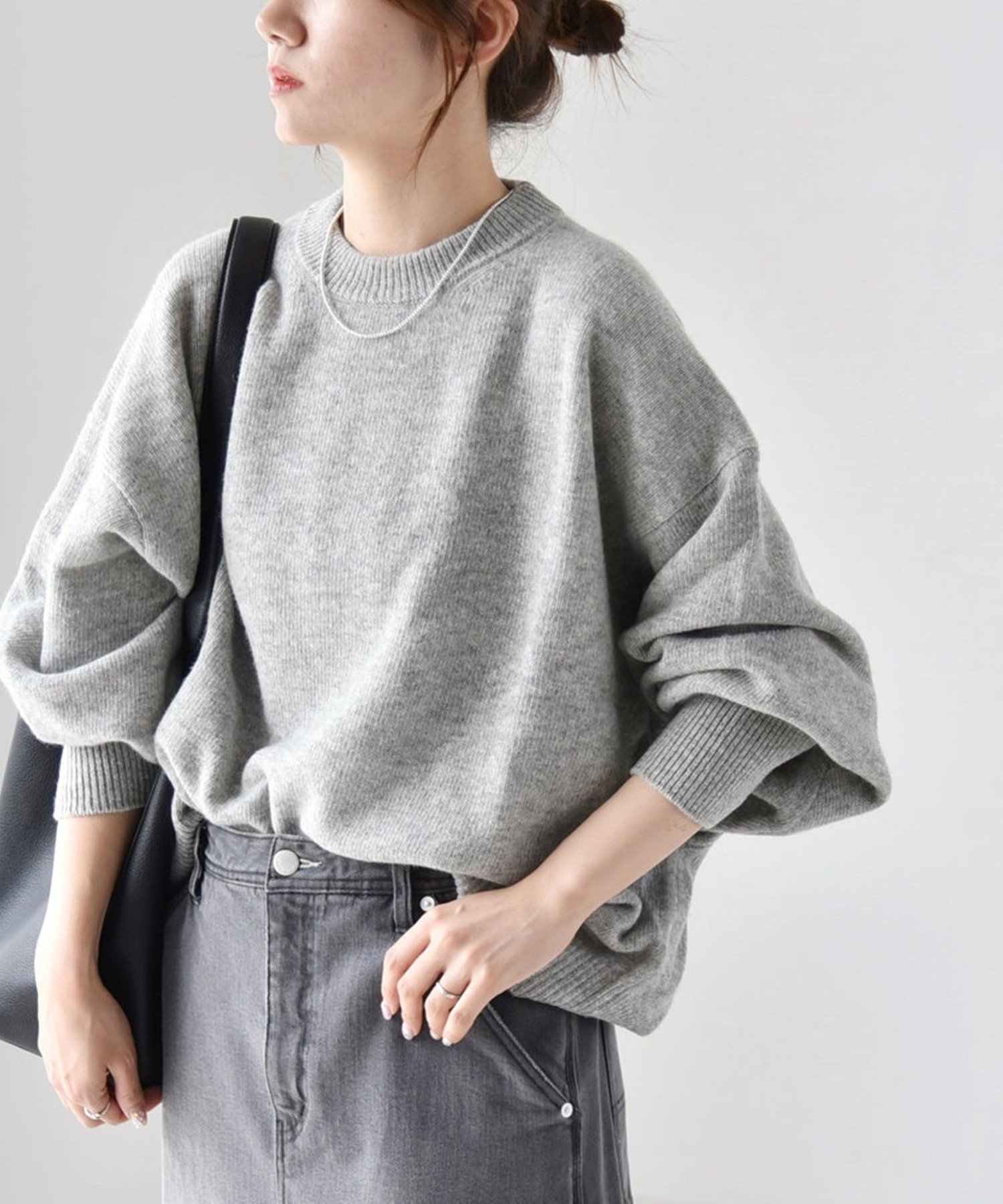 【シップス フォー ウィメン/SHIPS】のquaranciel 手洗い可能 AQUA カシミヤ ミックス ドルマン ニット 25AW インテリア・キッズ・メンズ・レディースファッション・服の通販 founy(ファニー) 　ファッション　Fashion　レディースファッション　Fashion for Women　トップス・カットソー　Cut & Sew Tops　ニット　Knit Tops & Sweaters　洗える　Machine Washable　カットソー　Cut and Sewn Top　タートル　Turtleneck, Turtle Collar　人気　Popular, Best Seller　バランス　Balance, Style Balance　ビッグ　Big, Oversized　ボトム　Bottoms, Lower Wear　ミックス　Mix, Mixed Style　ルーズ　Loose, Oversized　ロング　Long, Long-Length　おすすめ　Recommended / Our Picks　ビジネス 仕事 通勤　Business / Work / Commuting　2025年　2025　2025-2026秋冬・A/W　Autumn/Winter 2025–26 AW25–26　ライトグレー|ID: prp329100004845140 ipo3291000000035330659