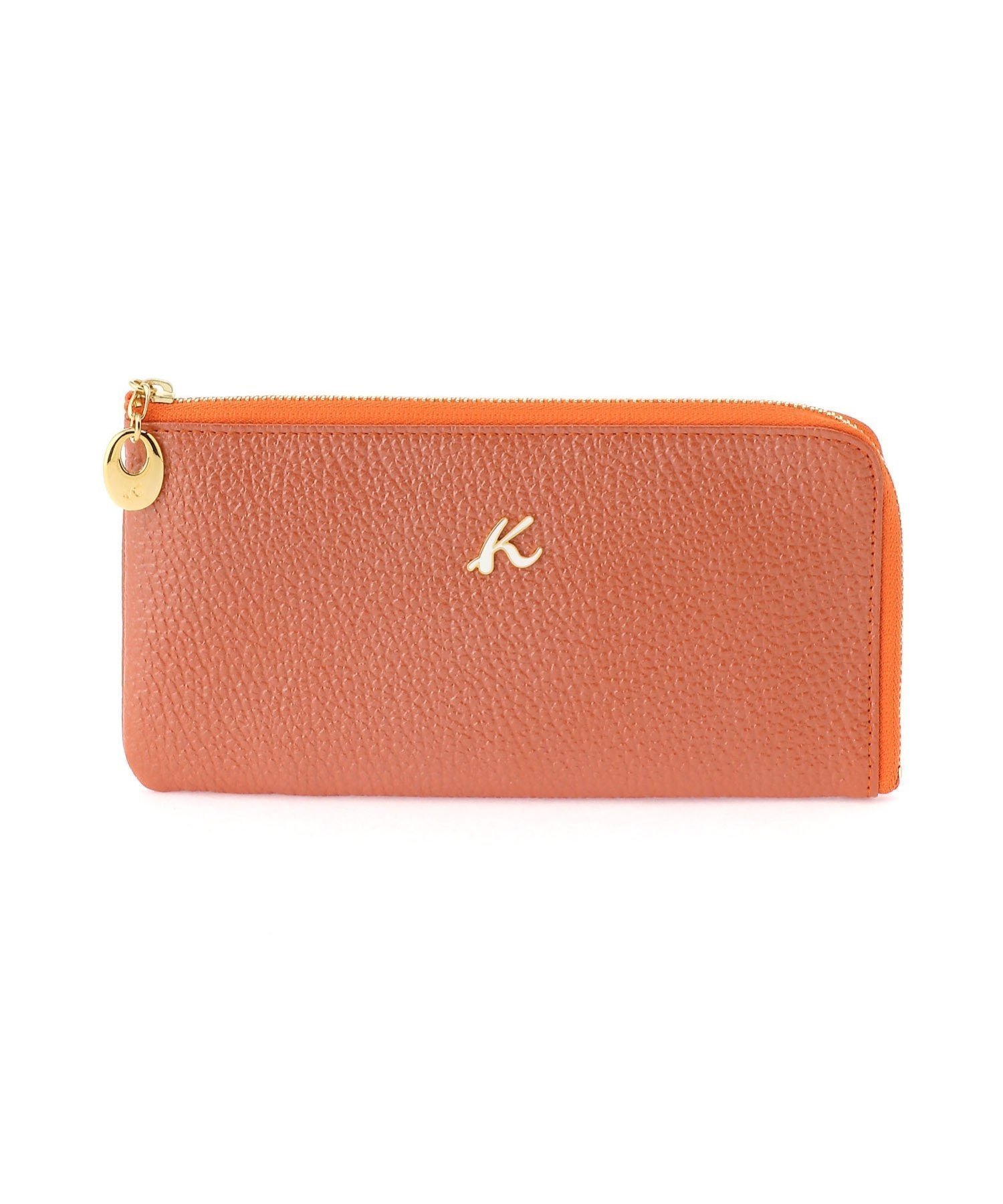 【キタムラケイツウ/KitamuraK2】のKitamuraK2/キタムラK2/牛革長財布 PX-1074 インテリア・キッズ・メンズ・レディースファッション・服の通販 founy(ファニー) 　ファッション　Fashion　レディースファッション　Fashion for Women　ミニ財布・二つ折り財布　Wallets & Card Cases　パール　Pearl, Pearl Accent　ポケット　Pocket, Pocket Detail　人気　Popular, Best Seller　財布　Wallet, Purse　軽量　Lightweight, Ultra Light　オレンジ|ID: prp329100004845175 ipo3291000000036248601