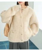 【フリークスストア/FREAK'S STORE】のミックスシャギー 金ボタン ニット カーディガン【限定展開】 25AW ナチュラル|ID: prp329100004845215 ipo3291000000035331165