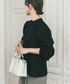 【アーバンリサーチ ドアーズ/URBAN RESEARCH DOORS】のフラワーオパールブラウス 人気、トレンドファッション・服の通販 founy(ファニー) ファッション Fashion レディースファッション Fashion for Women トップス・カットソー Cut & Sew Tops シャツ・ブラウス・オフィスカジュアル Elegant Blouses & Button-Ups インナー Innerwear シンプル Simple, Minimal プリント Print, Printed Pattern ベスト Vest, Waistcoat ボトム Bottoms, Lower Wear S/S・春夏 SS, Spring/Summer, Warm Season 夏 Summer 2026年 2026 thumbnail ブラック|ID: prp329100004845218 ipo3291000000035331189