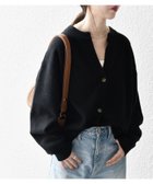 【シップス フォー ウィメン/SHIPS】のSHIPS any 手洗い可能 AQUA カシミヤ ミックス スキッパー カーディガン ブラック|ID: prp329100004845220 ipo3291000000035331195