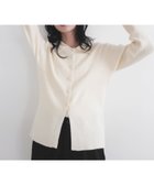 【リアン/Lian】のクルミボタンリブポロニット 人気、トレンドファッション・服の通販 founy(ファニー) ファッション Fashion レディースファッション Fashion for Women トップス・カットソー Cut & Sew Tops ニット Knit Tops & Sweaters カーディガン Cardigan, Knitwear thumbnail オフホワイト|ID: prp329100004845236 ipo3291000000035600012